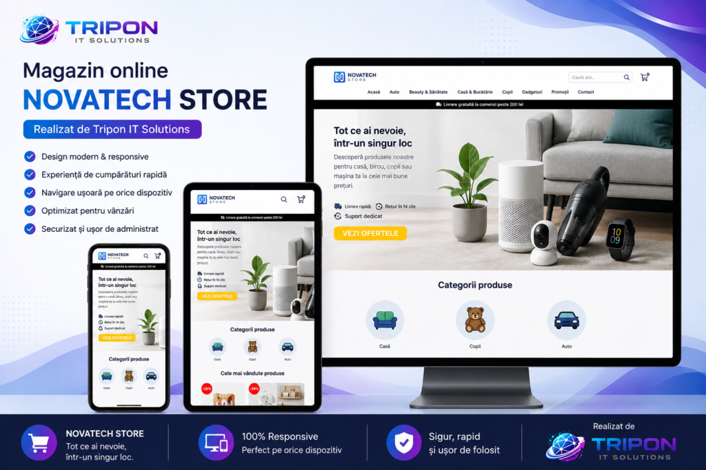creare magazin online profesional WooCommerce